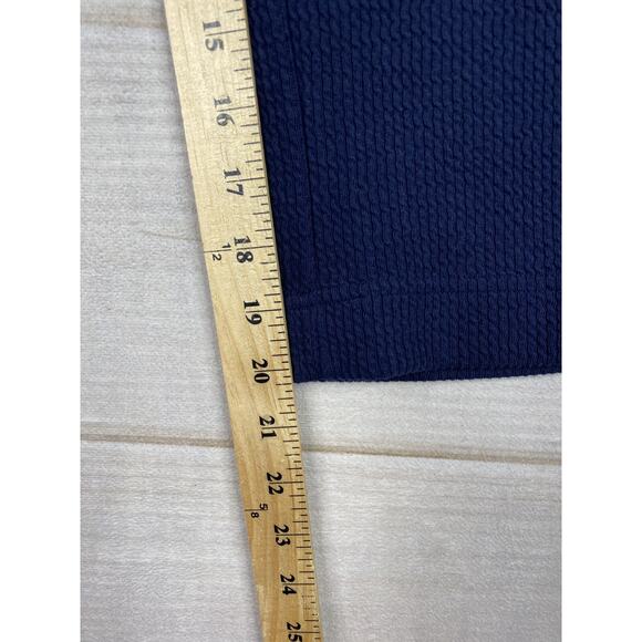 Coldwater Creek Pants Womens S Petite PS Blue Textured Heavy Pull On Crop NWT - Picture 10 of 11